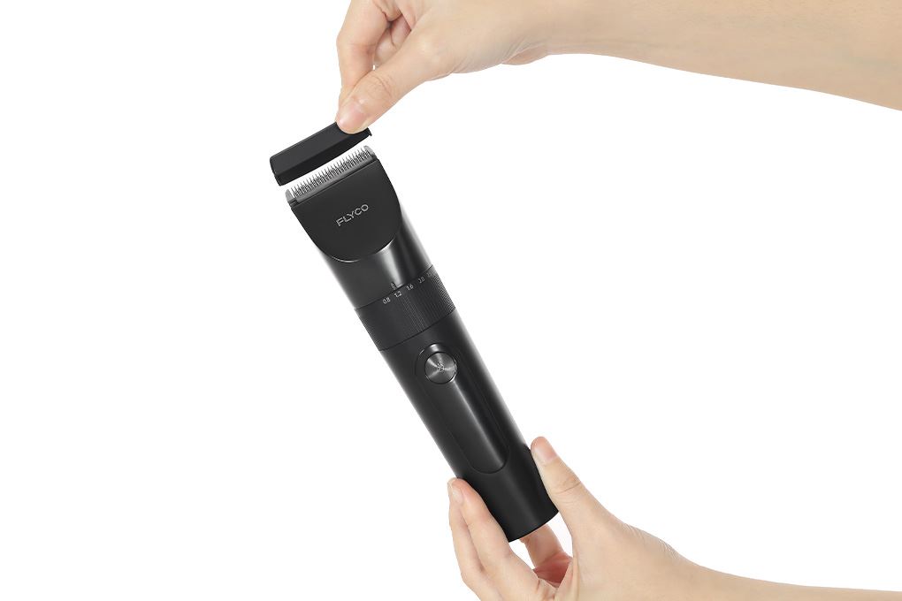Tông đơ cắt tóc pin sạc Flyco FC5908VN Màu Đen