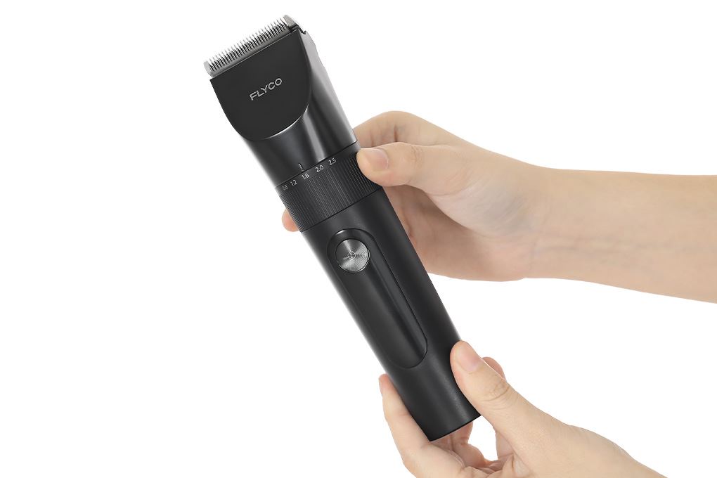 Tông đơ cắt tóc pin sạc Flyco FC5908VN Màu Đen