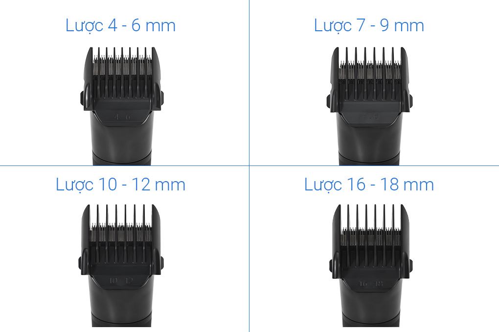 Tông đơ cắt tóc pin sạc Flyco FC5908VN Màu Đen