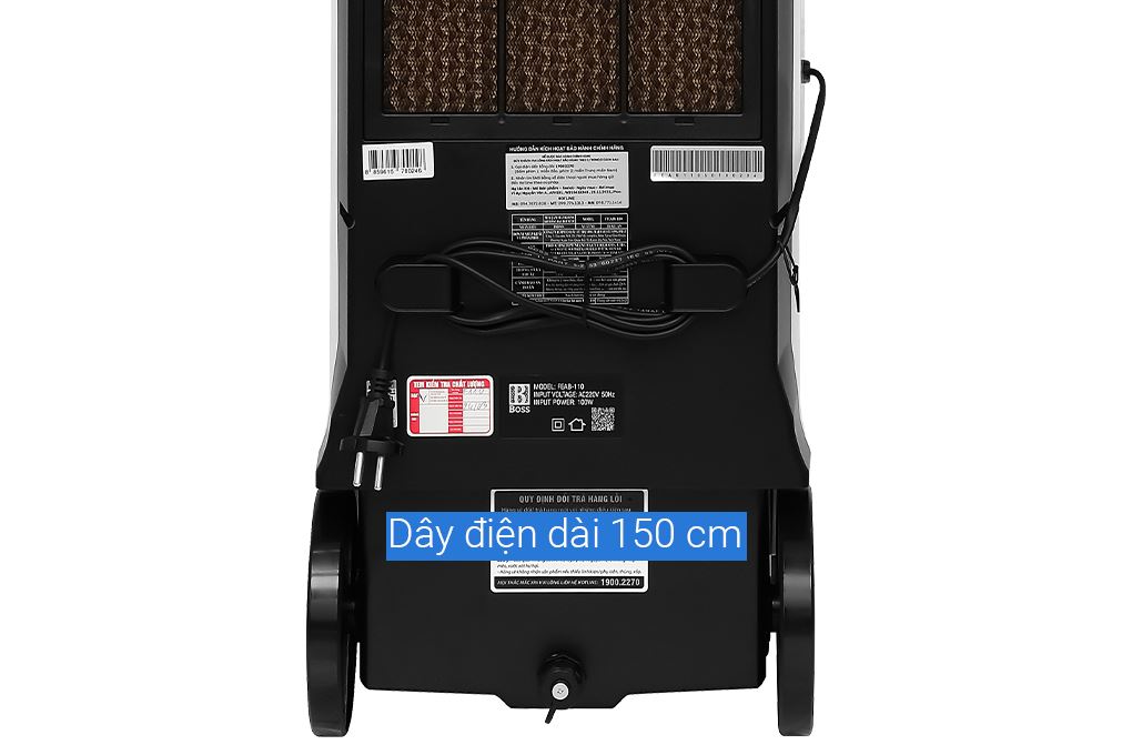 Quạt điều hòa Boss FEAB-110 100W Màu Trắng - Đen