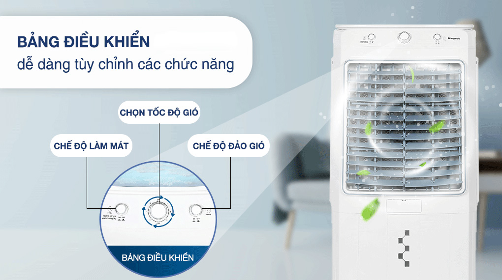 Quạt điều hòa Kangaroo KG50F88 - Điều khiển