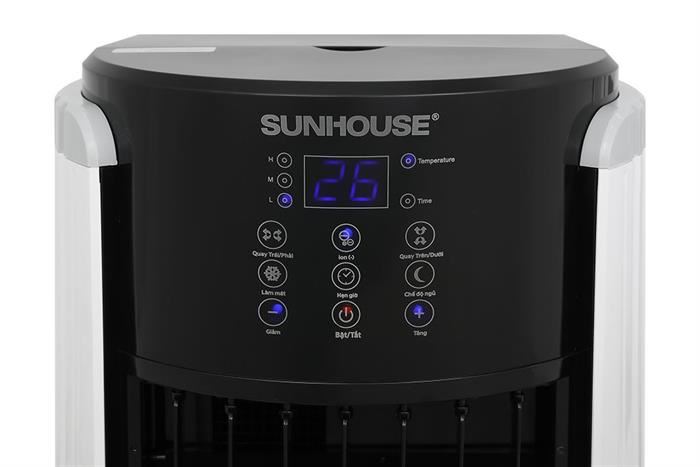 Quạt điều hòa Sunhouse SHD7737 220W Màu Trắng ngà/Xanh lam