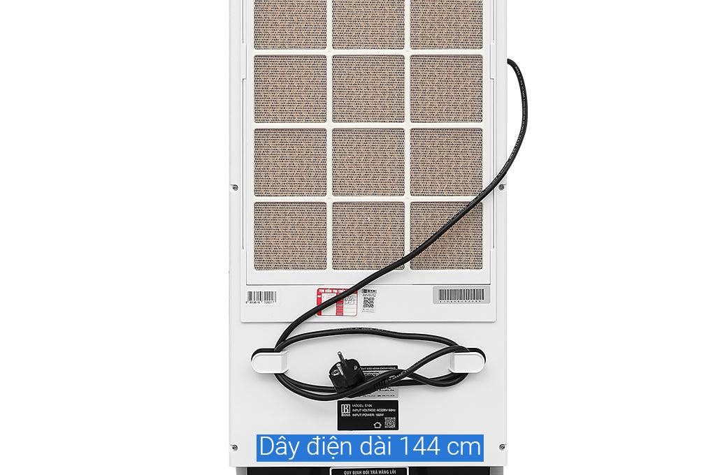 Quạt điều hòa Boss S106 160W Màu Trắng - Đen