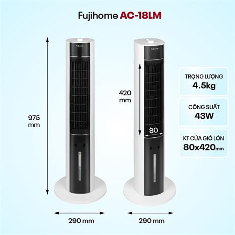 Quạt điều hoà FUJIHOME AC-18LM 43W