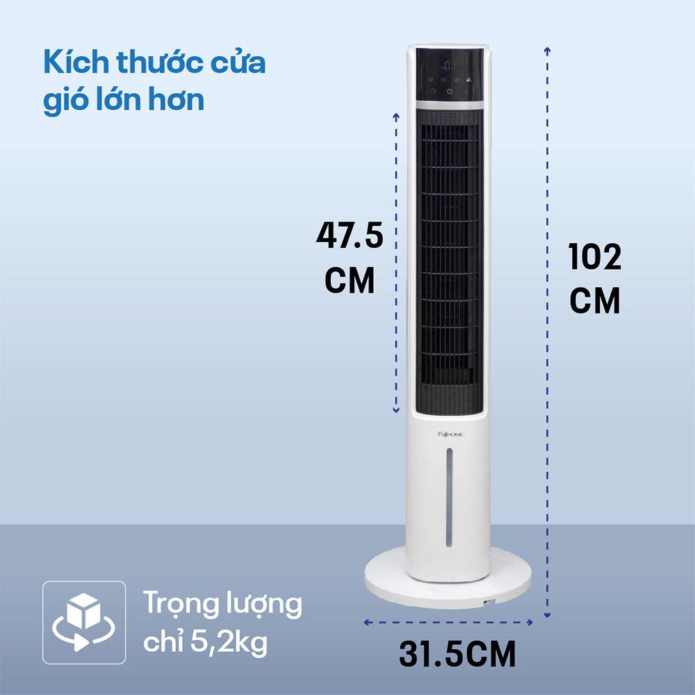 Quạt điều hoà FUJIHOME AC-DT5E 65W Màu Trắng