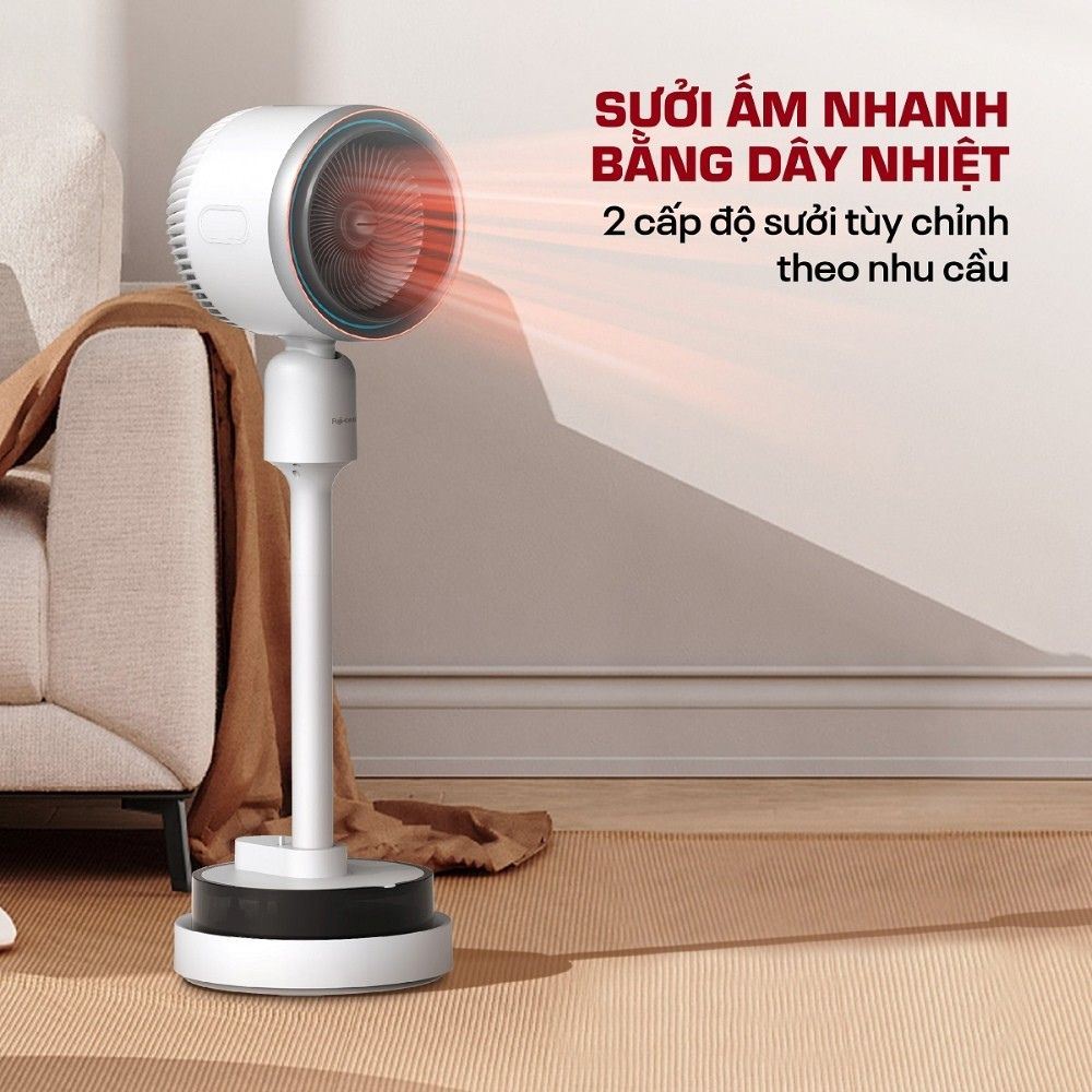 Quạt điều hoà FUJIHOME AC707 60W Màu Trắng