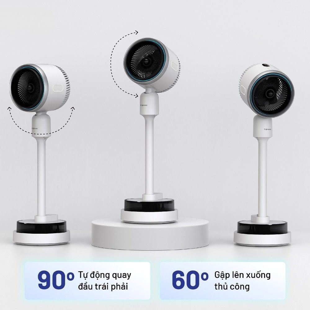 Quạt điều hoà FUJIHOME AC707 60W Màu Trắng