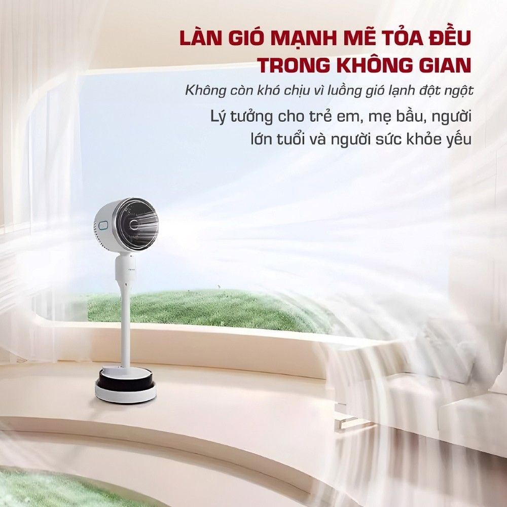 Quạt điều hoà FUJIHOME AC707 60W Màu Trắng