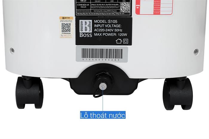 Quạt điều hòa Boss S105 120W Màu Đen/Trắng