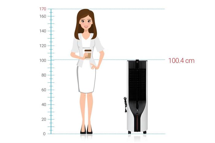 Quạt điều hòa Boss S105 120W Màu Đen/Trắng