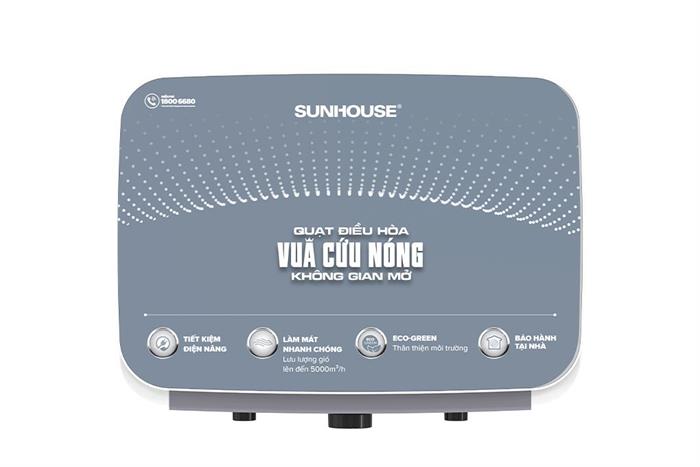 Quạt điều hòa Sunhouse SHD7716 90W Màu Đen/Trắng