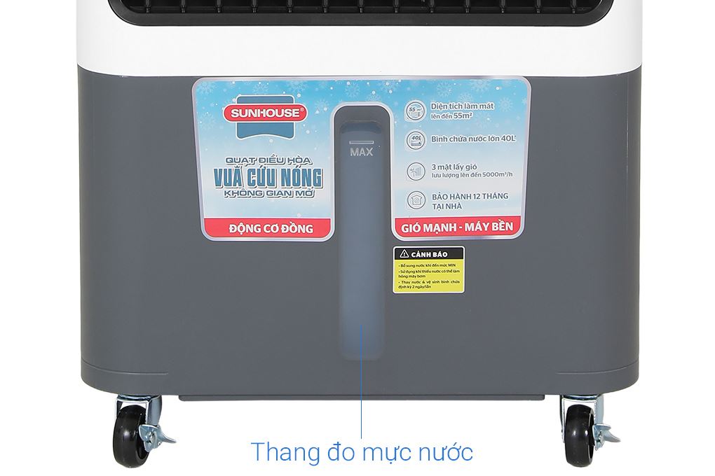 Quạt điều hòa Sunhouse SHD7764 120W Màu Đen/Trắng