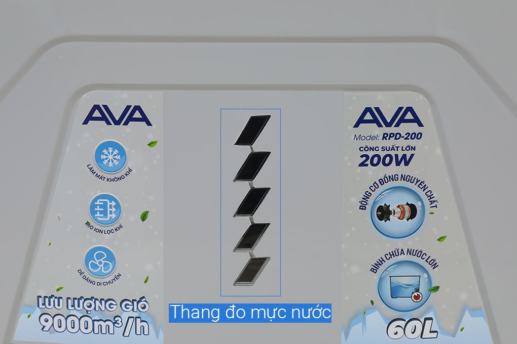 Quạt điều hòa AVA RPD-200 200W Trắng - Xanh Màu Trắng - Xanh