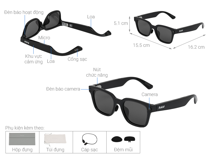 Mắt kính thông minh Rokid Glasses RV203