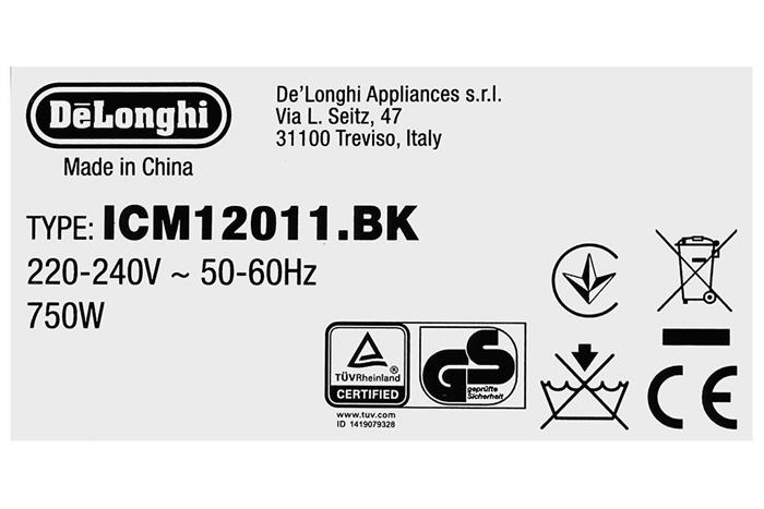Máy pha cà phê Delonghi ICM12011.BK Màu Đen