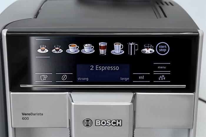 Máy pha cà phê Bosch TIS65621RW Màu Đen - Bạc