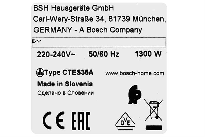 Máy pha cà phê Bosch TIE20504 Màu Bạc