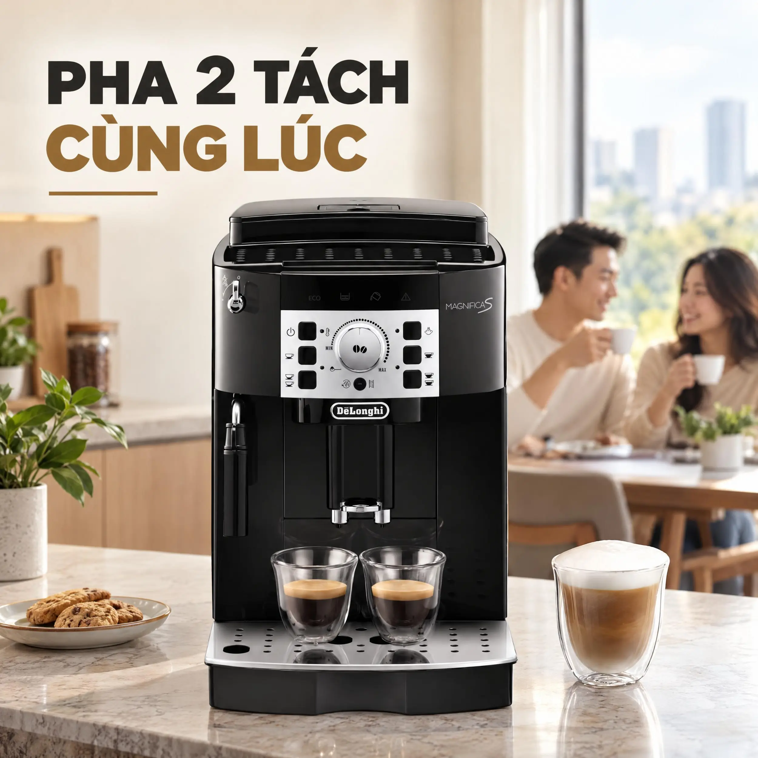Máy pha cà phê Delonghi ECAM22.110.B Màu Đen