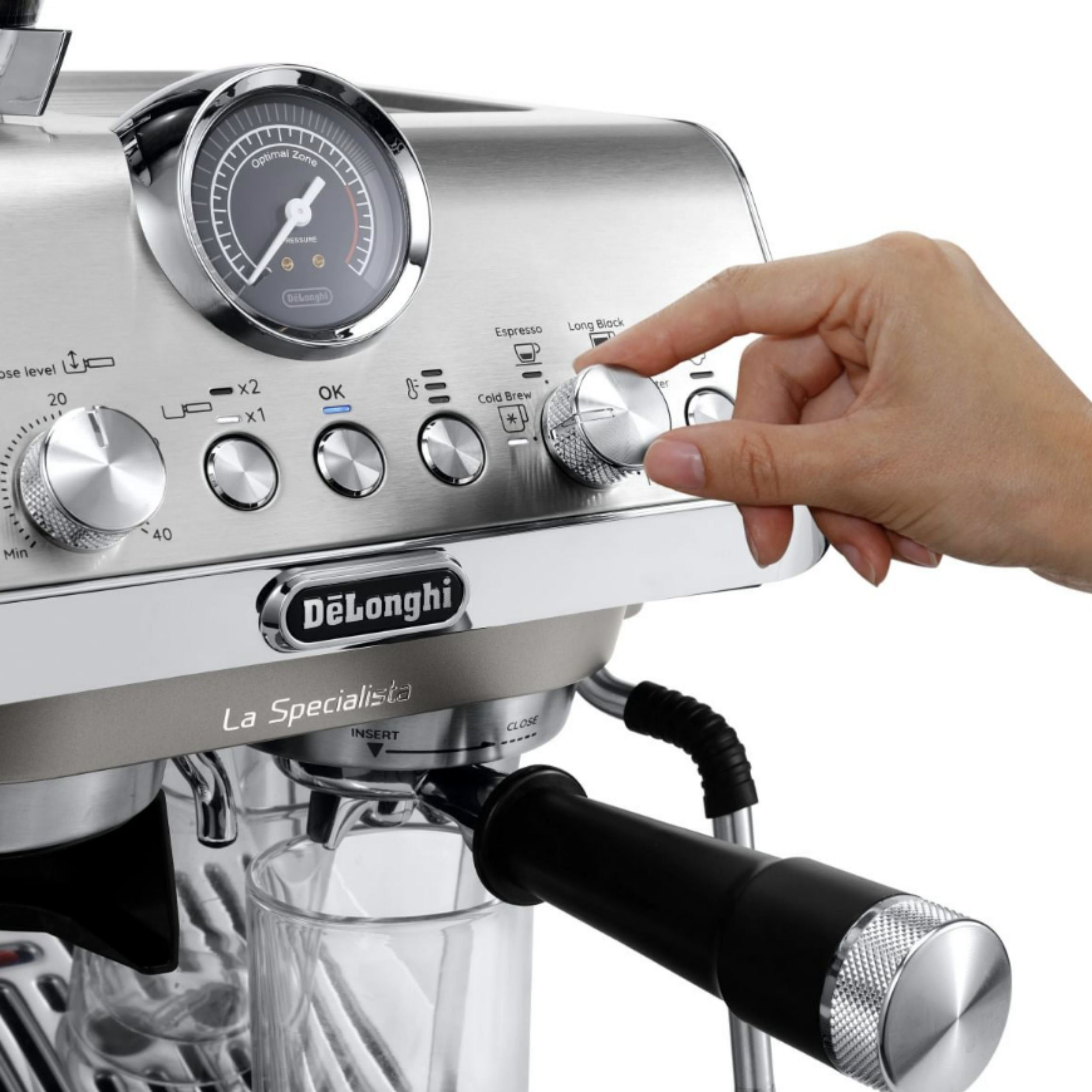 Máy pha cà phê Delonghi EC9255.M EX:2 Màu Bạc