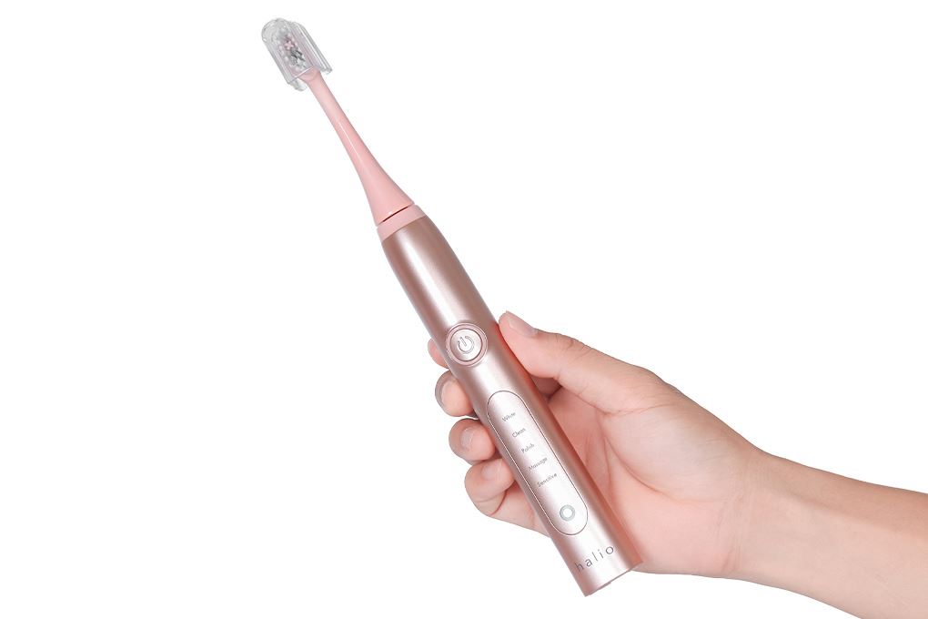 Bàn chải điện Halio Sonic Whitening Pro Rose Gold Màu Hồng
