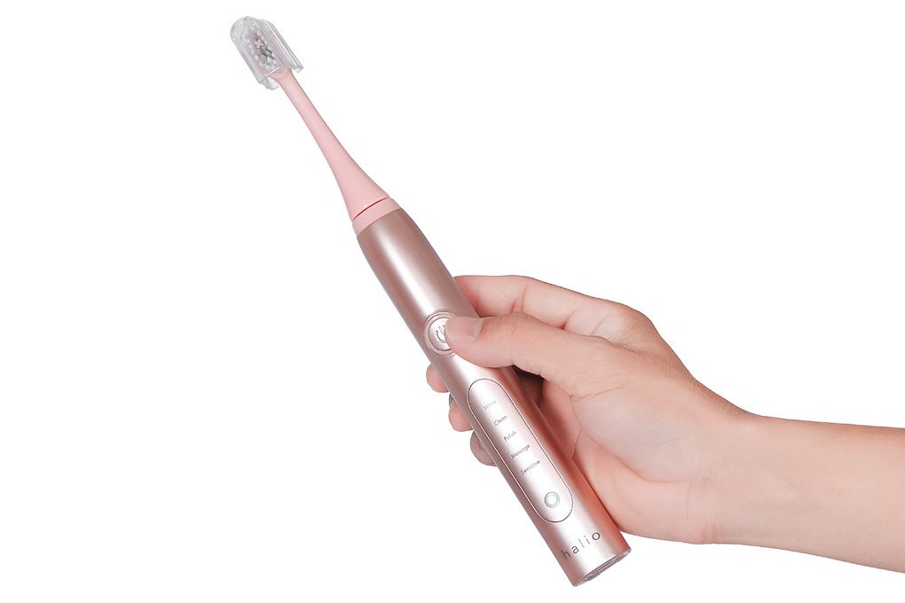 Bàn chải điện Halio Sonic Whitening Pro Rose Gold Màu Hồng
