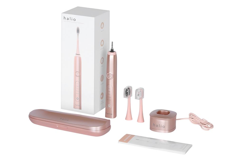 Bàn chải điện Halio Sonic Whitening Pro Rose Gold Màu Hồng