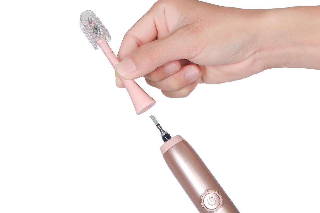 Bàn chải điện Halio Sonic Whitening Pro Rose Gold Màu Hồng