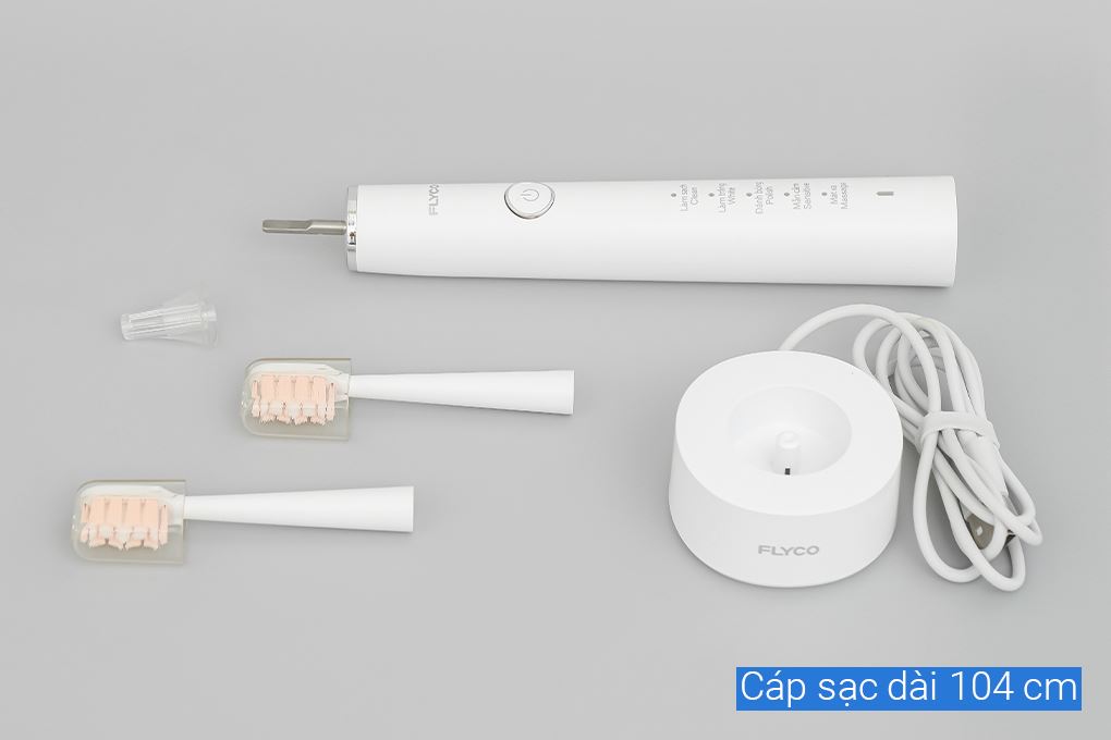 Bàn chải điện Flyco FT7108VN Màu Trắng