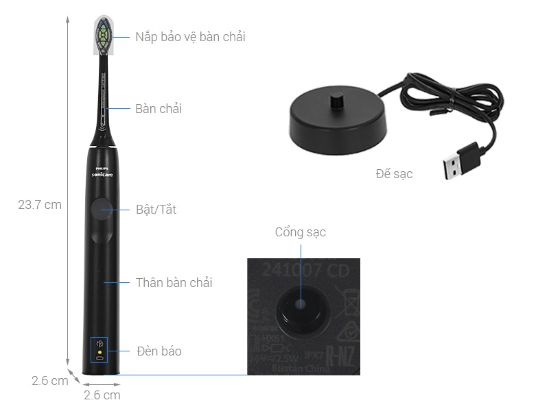 Bàn chải điện Philips Sonicare HX3671/54