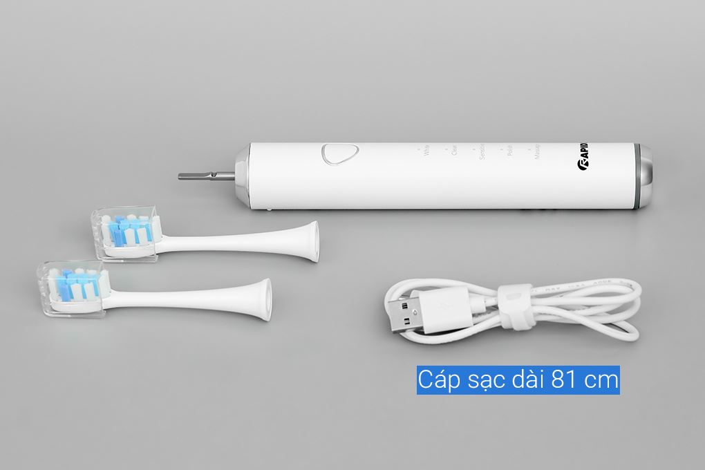 Bàn chải điện Rapido RST-15CW Màu Trắng