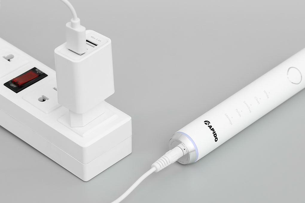 Bàn chải điện Rapido RST-15CW Màu Trắng