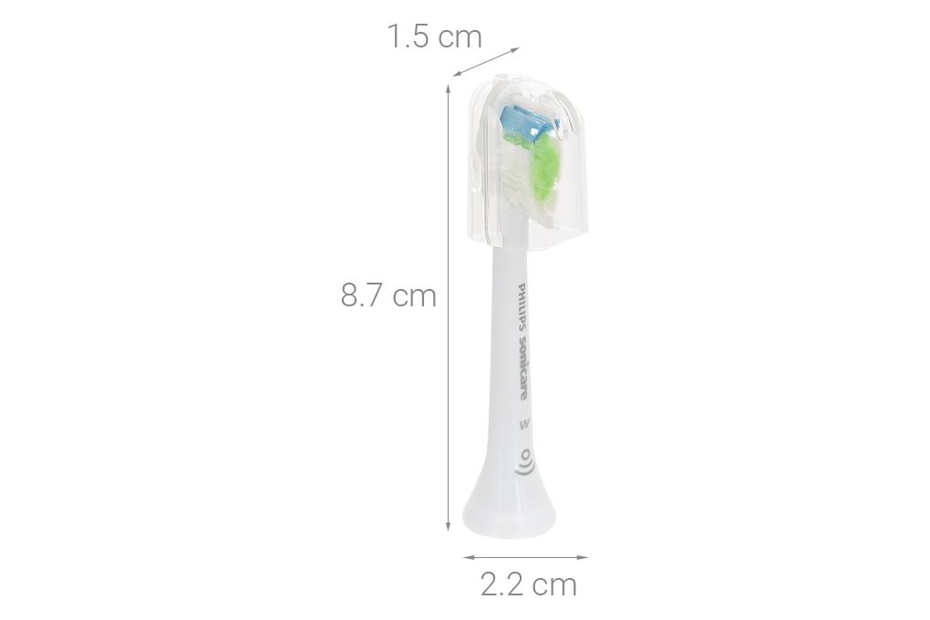 Bộ 2 đầu bàn chải điện Philips Sonicare HX6062/67 Màu Trắng