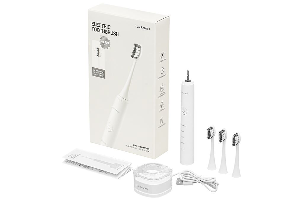 Bàn chải điện Lock&Lock ENR346WHT Màu Trắng