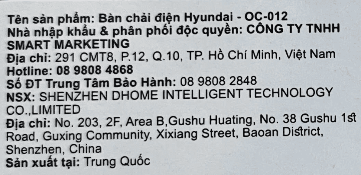 Bàn chải điện Hyundai OC-012-PK Màu Hồng