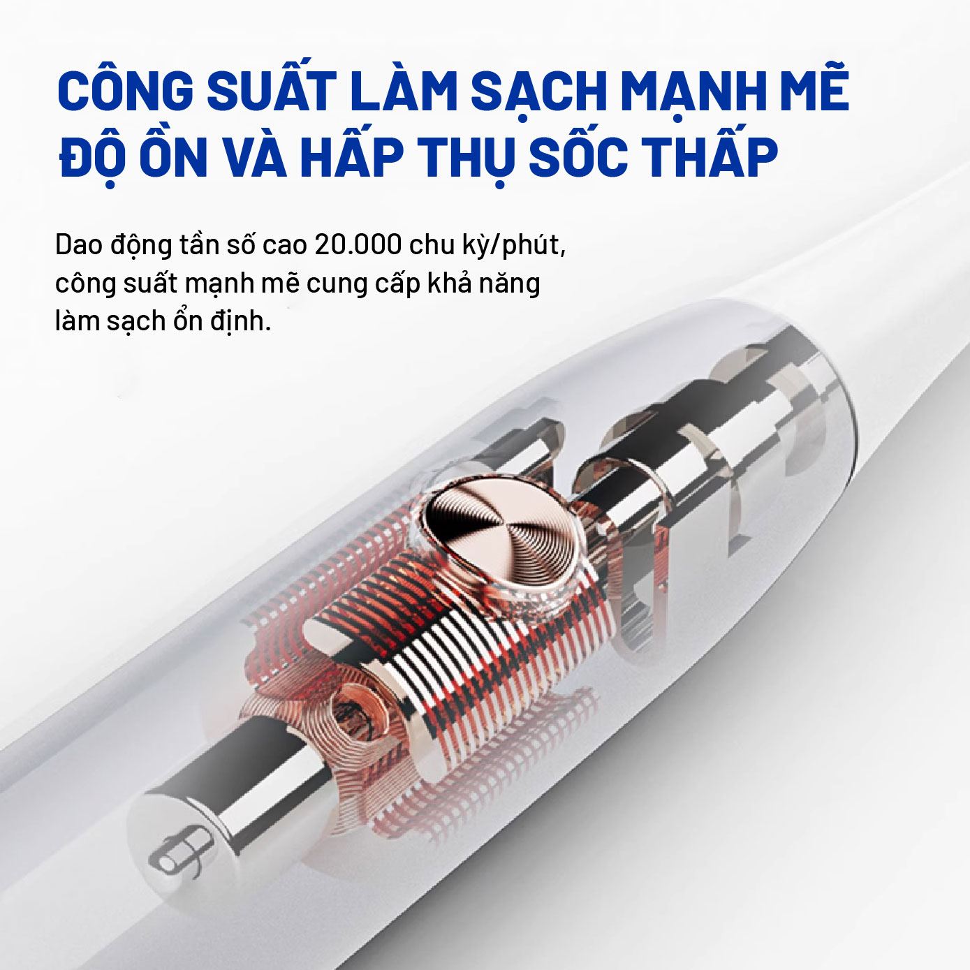 Bàn chải điện Hyundai OC-012-GY Màu Xám