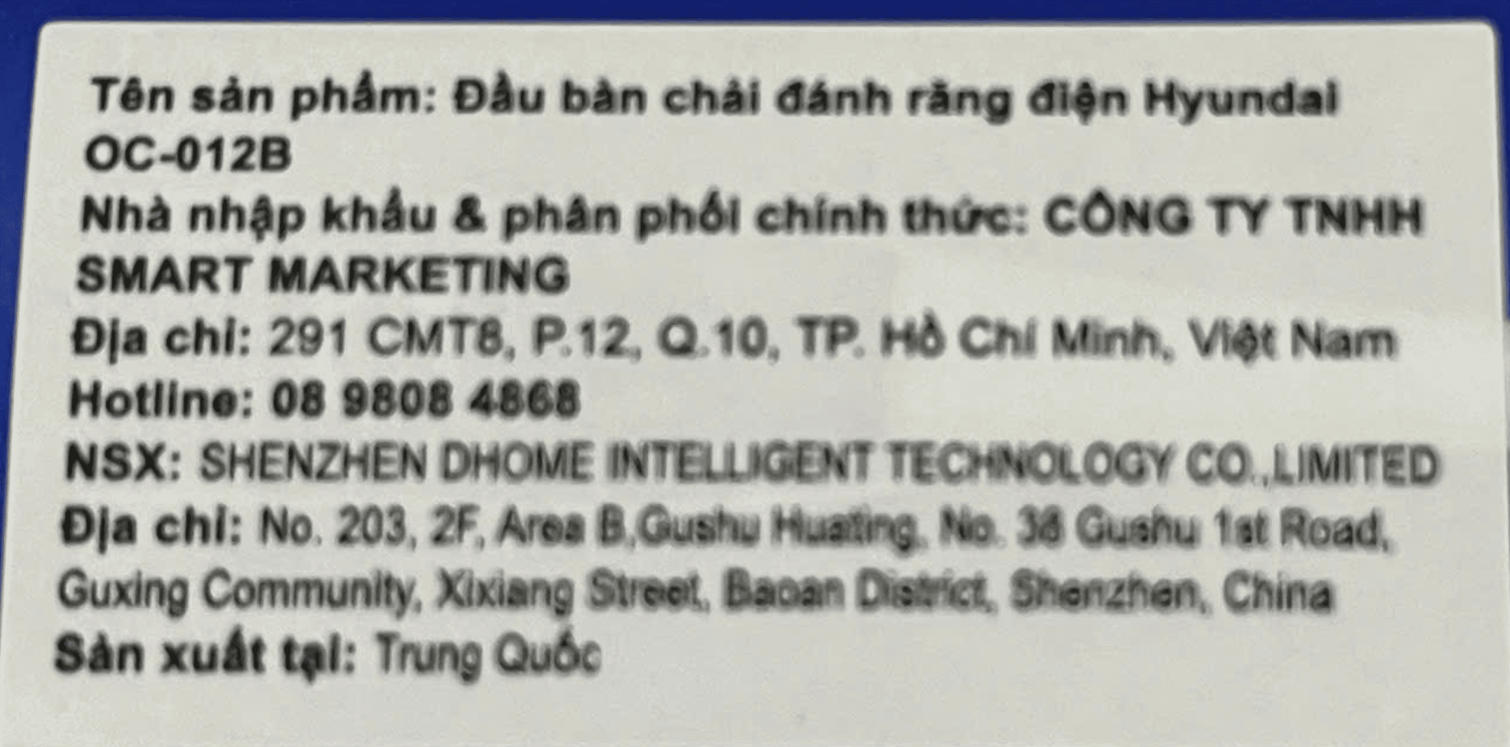 Bộ 2 đầu bàn chải điện Hyundai OC-012B-WH Màu Trắng
