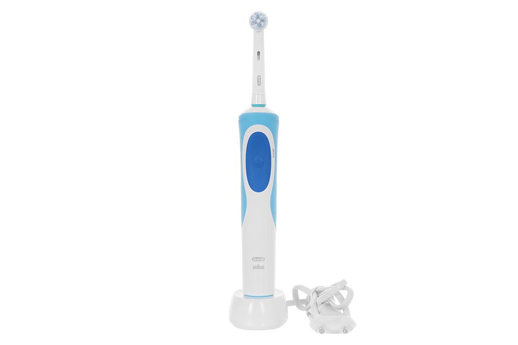 Bàn chải điện Oral-B Vitality Extra Sensitive Clean D12.513 Màu Trắng - Xanh
