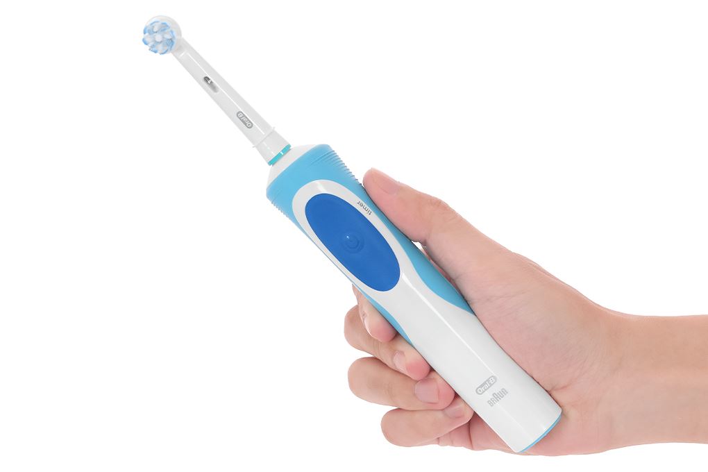 Bàn chải điện Oral-B Vitality Extra Sensitive Clean D12.513 Màu Trắng - Xanh