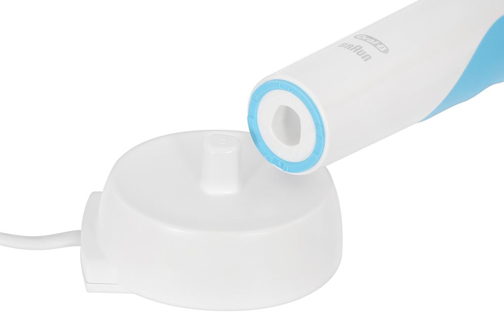 Bàn chải điện Oral-B Vitality Extra Sensitive Clean D12.513 Màu Trắng - Xanh