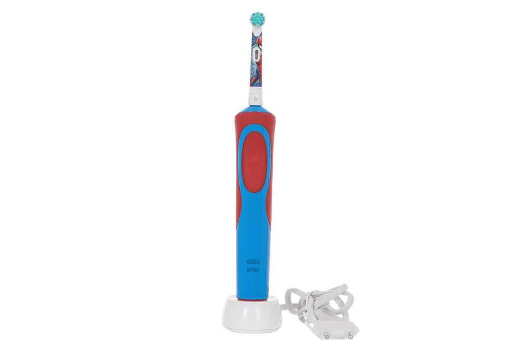 Bàn chải điện trẻ em Oral-B Vitality D12 Spiderman Màu Trắng - Đỏ