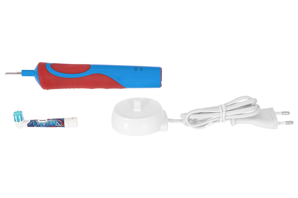 Bàn chải điện trẻ em Oral-B Vitality D12 Spiderman Màu Trắng - Đỏ