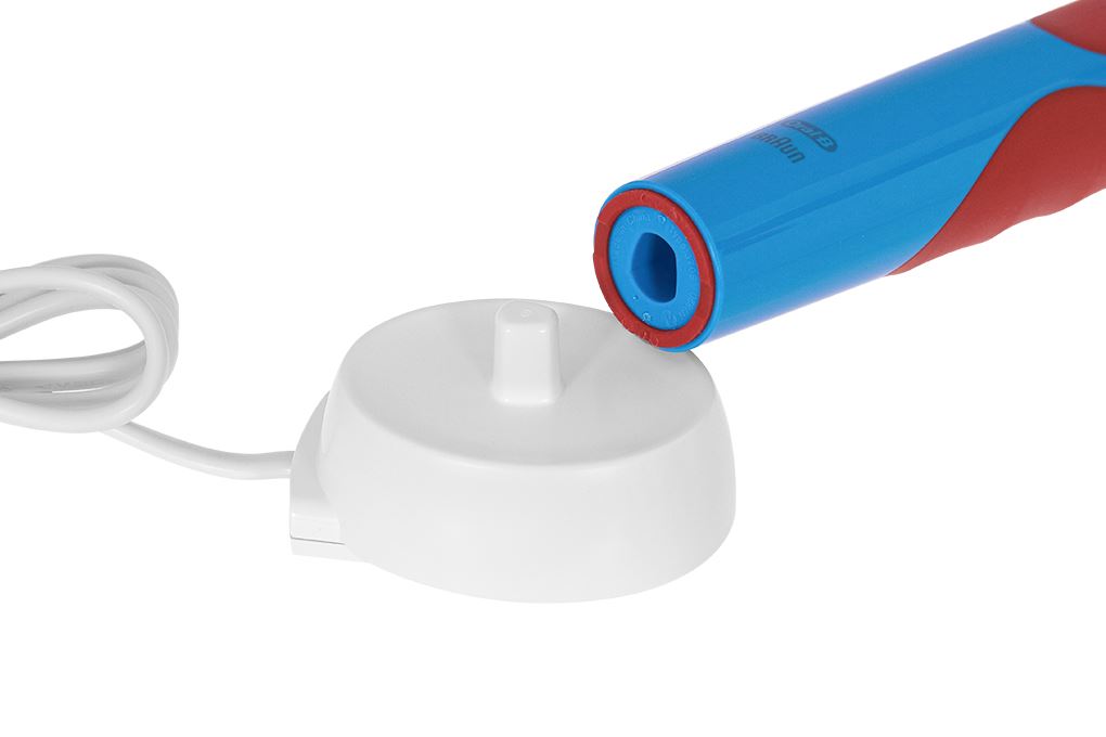 Bàn chải điện trẻ em Oral-B Vitality D12 Spiderman Màu Trắng - Đỏ