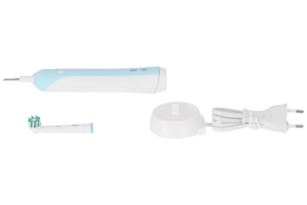 Bàn chải điện Oral-B Pro 500 Deep Clean D16.513 Màu Trắng - Xanh