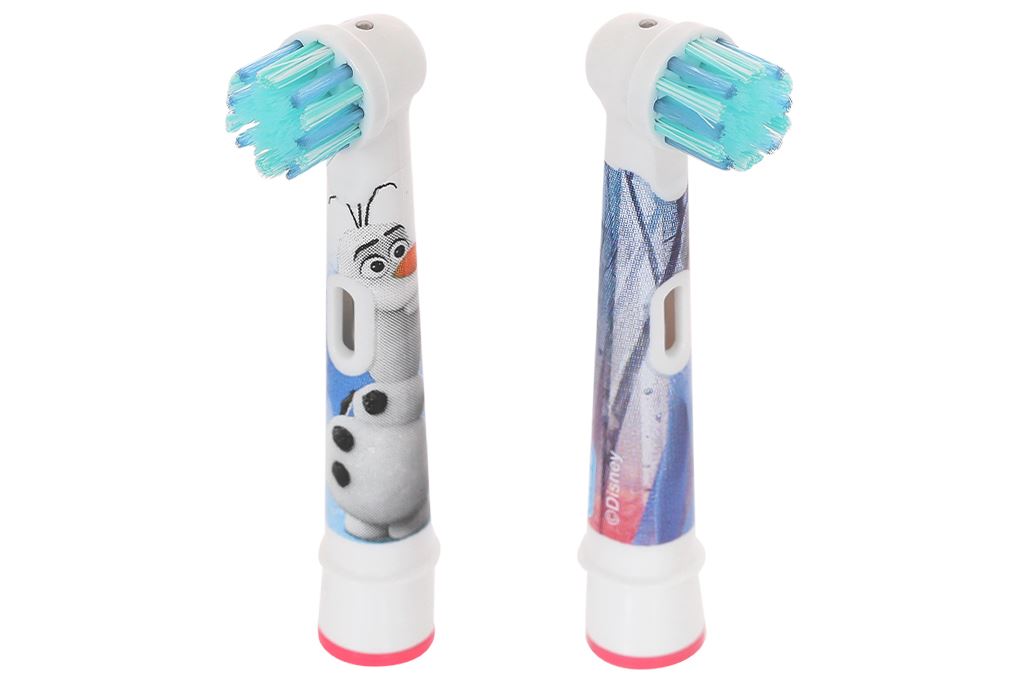 Bộ 2 đầu bàn chải điện Oral-B Kids Frozen EB10s Màu Trắng - Xanh