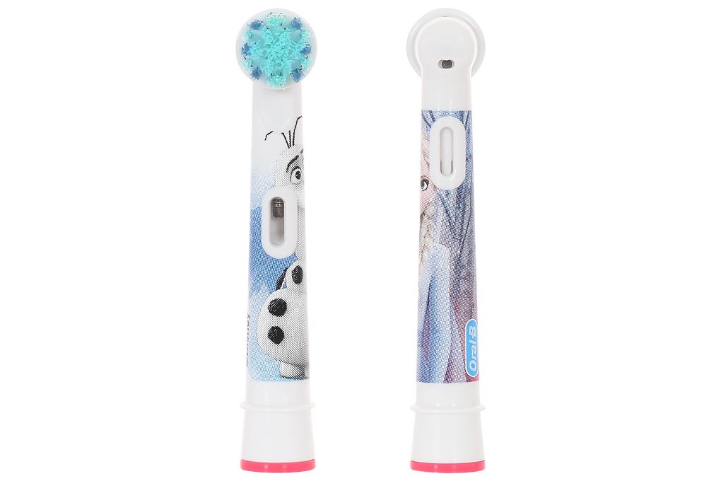 Bộ 2 đầu bàn chải điện Oral-B Kids Frozen EB10s Màu Trắng - Xanh