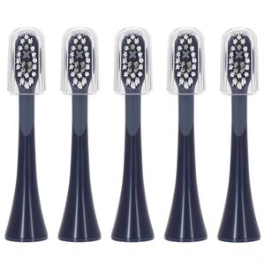 Bộ 5 đầu bàn chải điện Halio Sonic Whitening Pro Midnight Blue