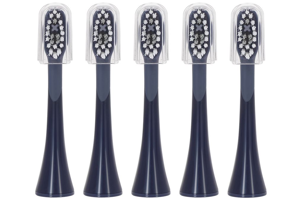 Bộ 5 đầu bàn chải điện Halio Sonic Whitening Pro Midnight Blue Màu Xanh Dương