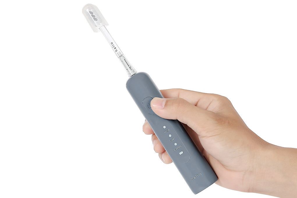 Bàn chải điện Halio Wave Sonic Smoky Sky Màu Xám