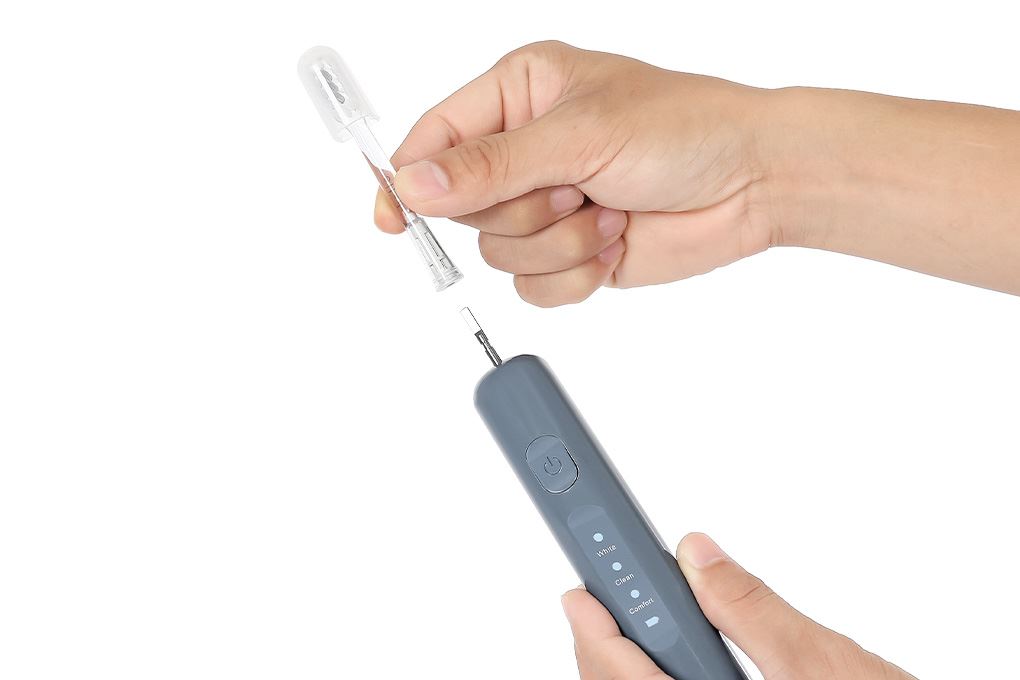 Bàn chải điện Halio Wave Sonic Smoky Sky Màu Xám