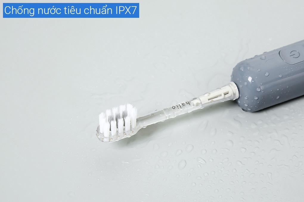 Bàn chải điện Halio Wave Sonic Smoky Sky Màu Xám